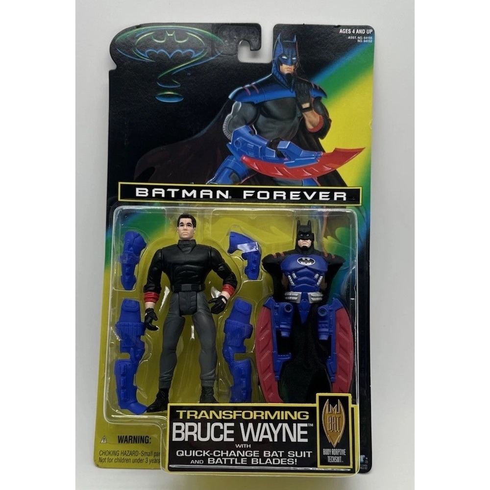 1995 KENNER BATMAN FOREVER TRANSFORMING BRUCE WAYNE 64152 ACTION FIGURE NEW
